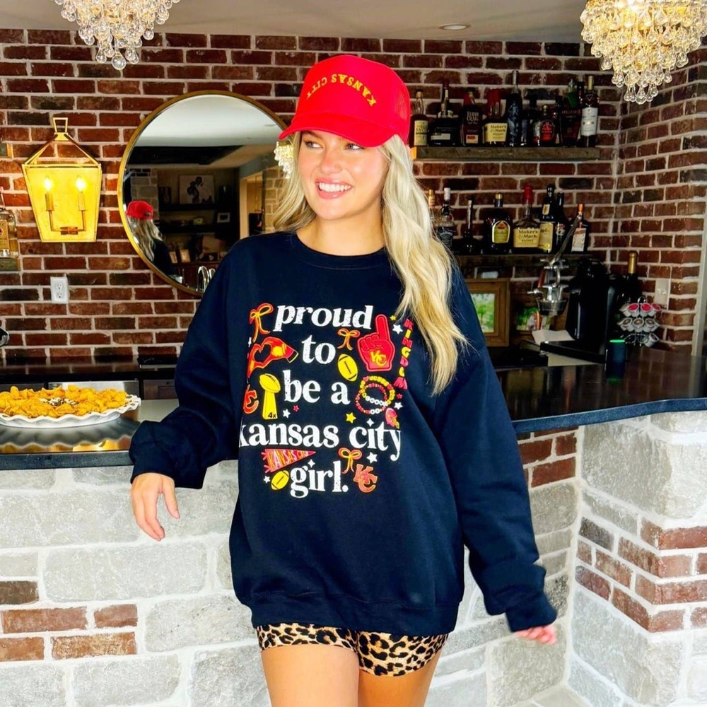 Kansas City Chiefs “Proud to be a Kansas City Girl” Youth XS Sweatshirt